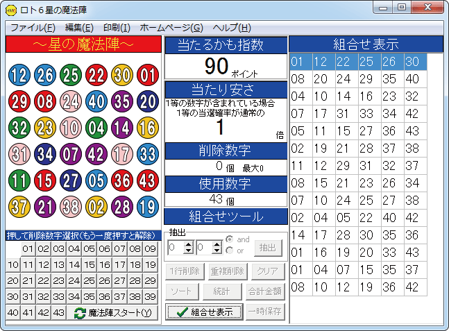 ロト６星の魔法陣