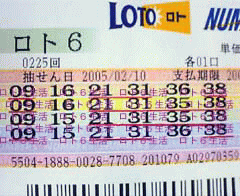 第225回当せん券