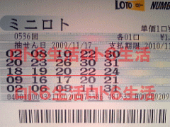 第536回当せん券